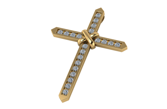 Colgante de Cruz Atada Maxi