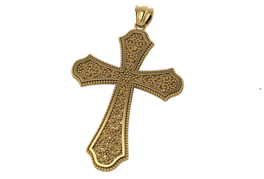 Colgante de Cruz Ornamentada Maxi