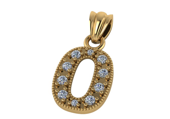 Colgante de Numeros sin Borde