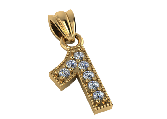 Colgante de Numeros sin Borde