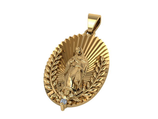 Colgante Ovalado Virgen María