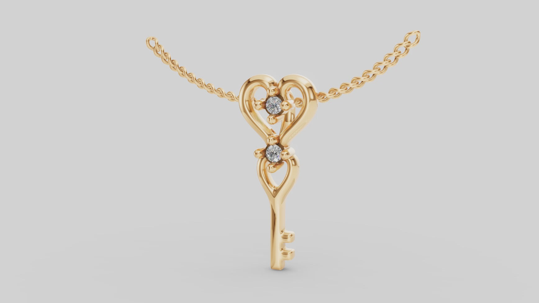 Colgante de Llave del Corazón