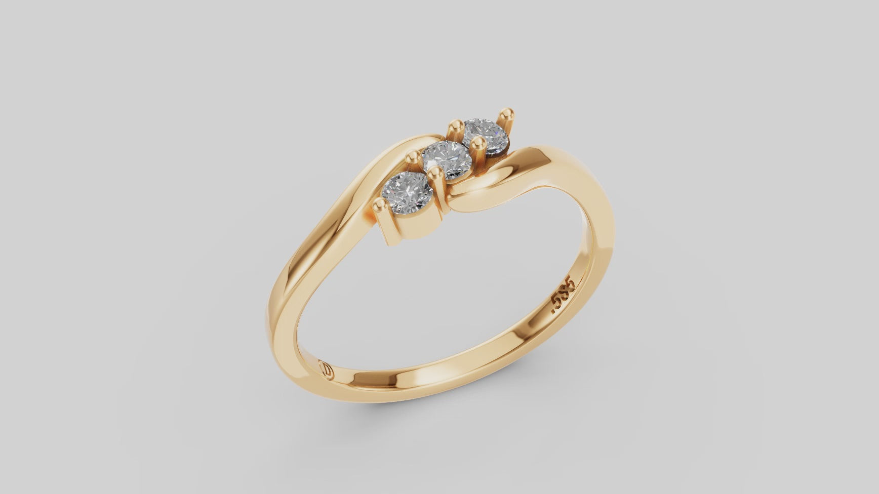 Anillo Trilogía Brillante