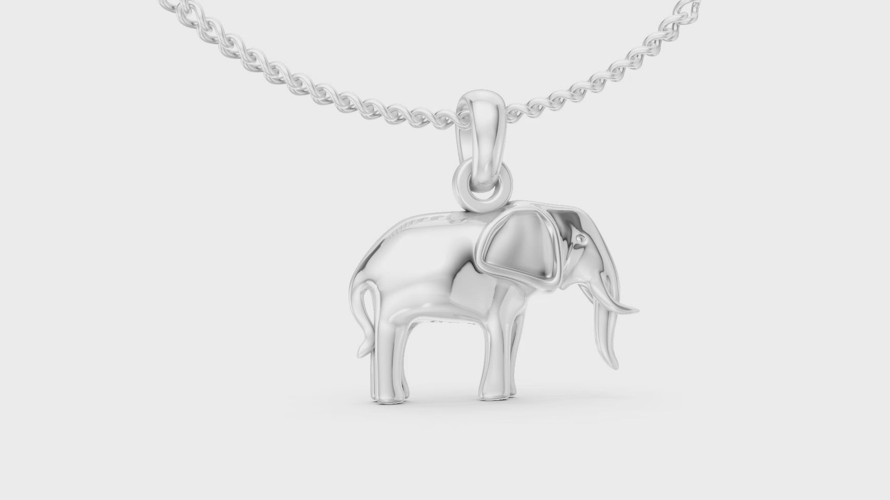 Colgante de Elefante Macizo