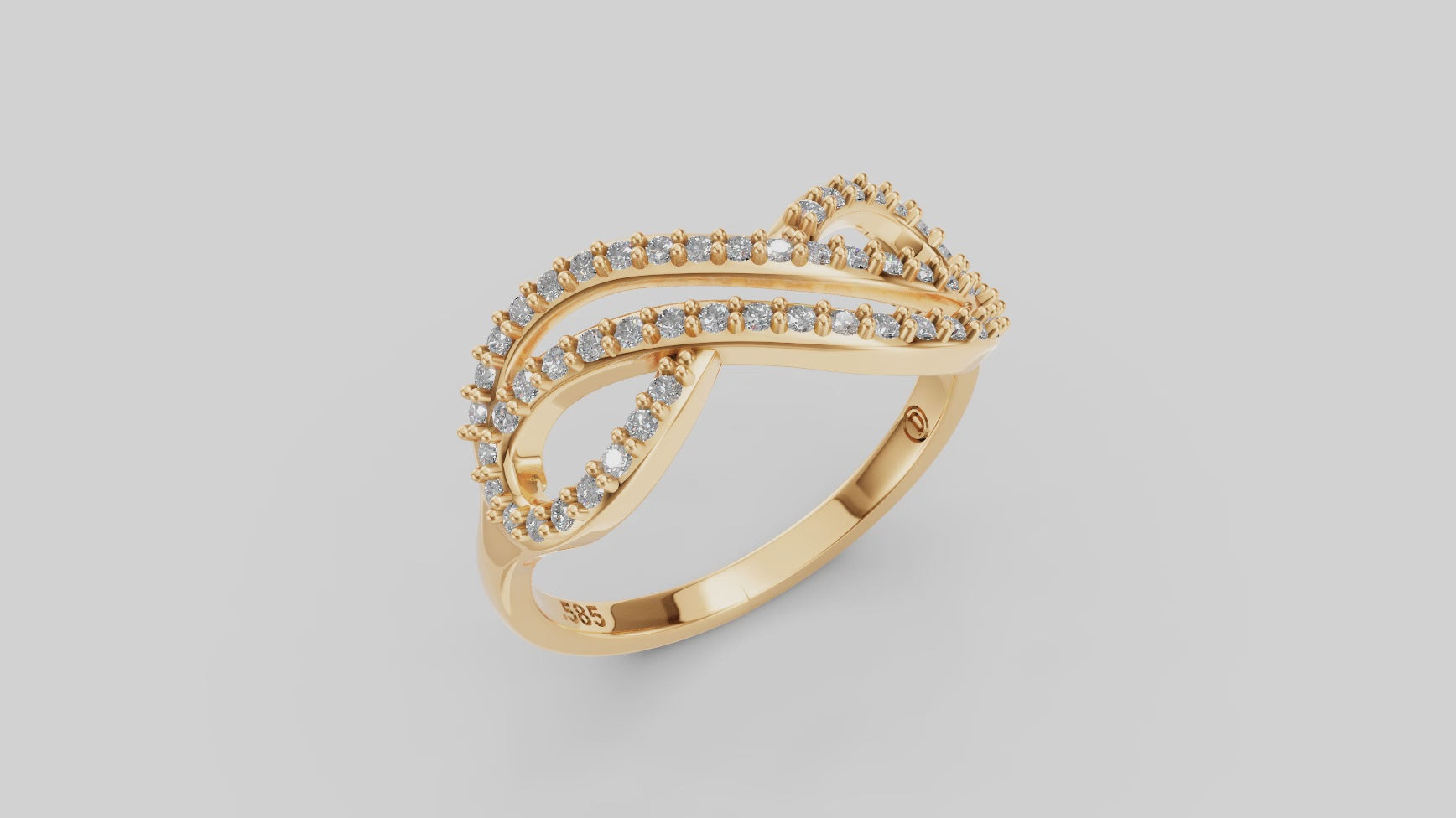 Anillo de Infinito con Diamantes