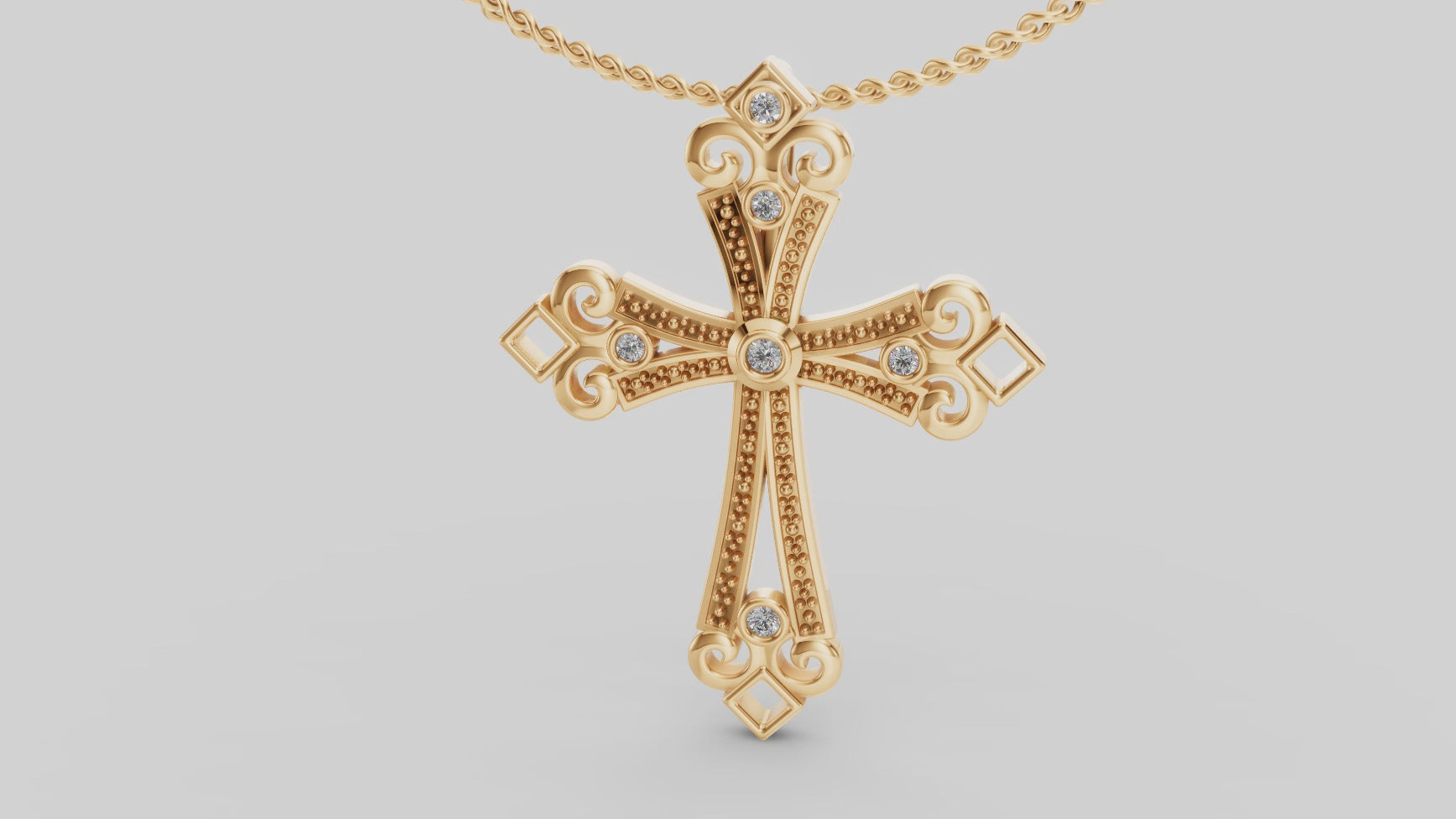 Colgante de Cruz Alba