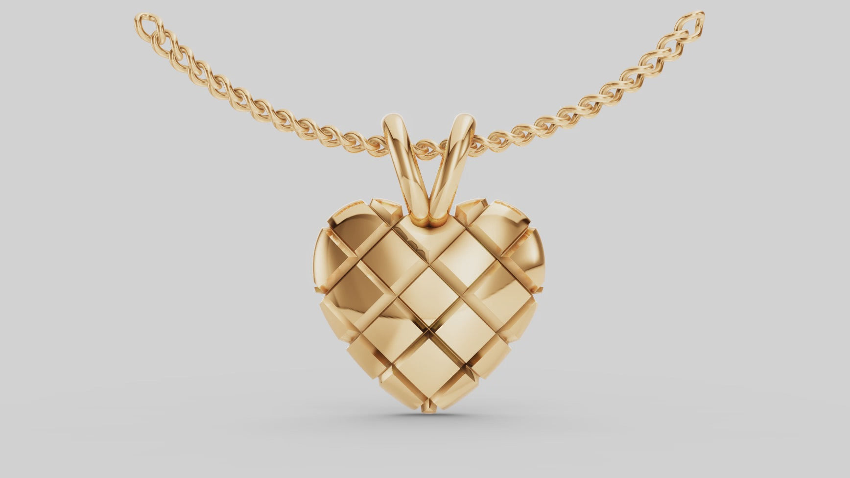 Colgante de Corazón Piña