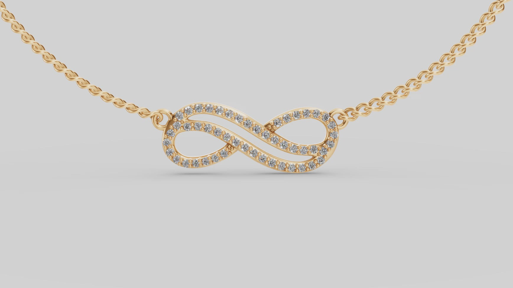 Collar de Infinito con Diamantes