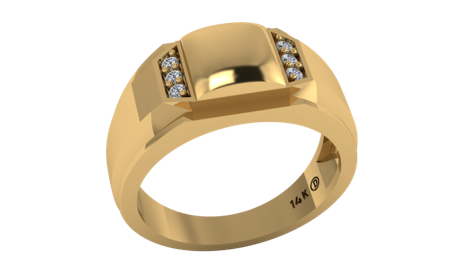 Anillo con Rectangulo Luminoso