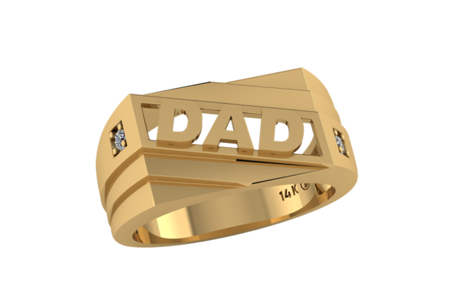 Anillo de Caballero "DAD"