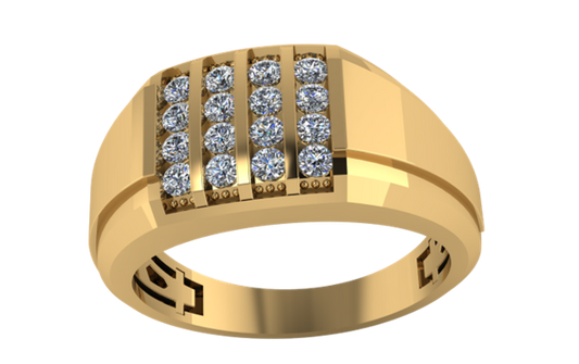 Anillo de Caballero Doce Diamantes