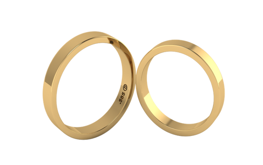 Bandas Matrimoniales lisas