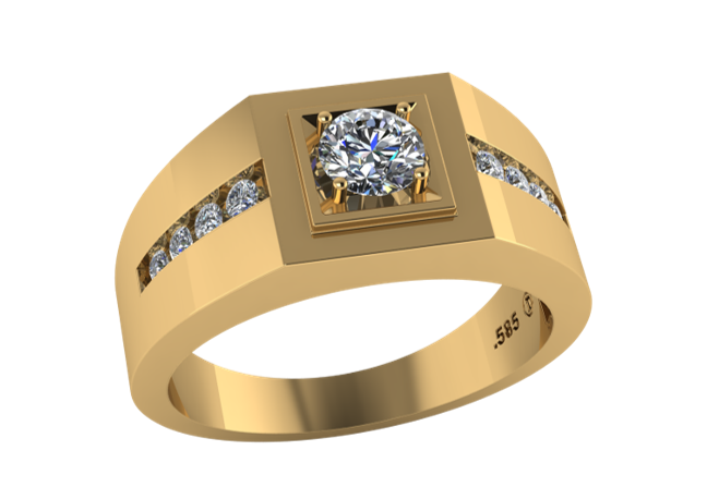 Anillo de Sello Moderno