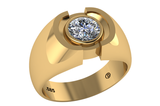 Anillo de Caballero Bisel