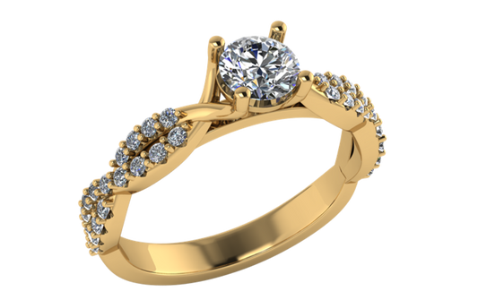 Anillo de Compromiso Rocío de Estrellas
